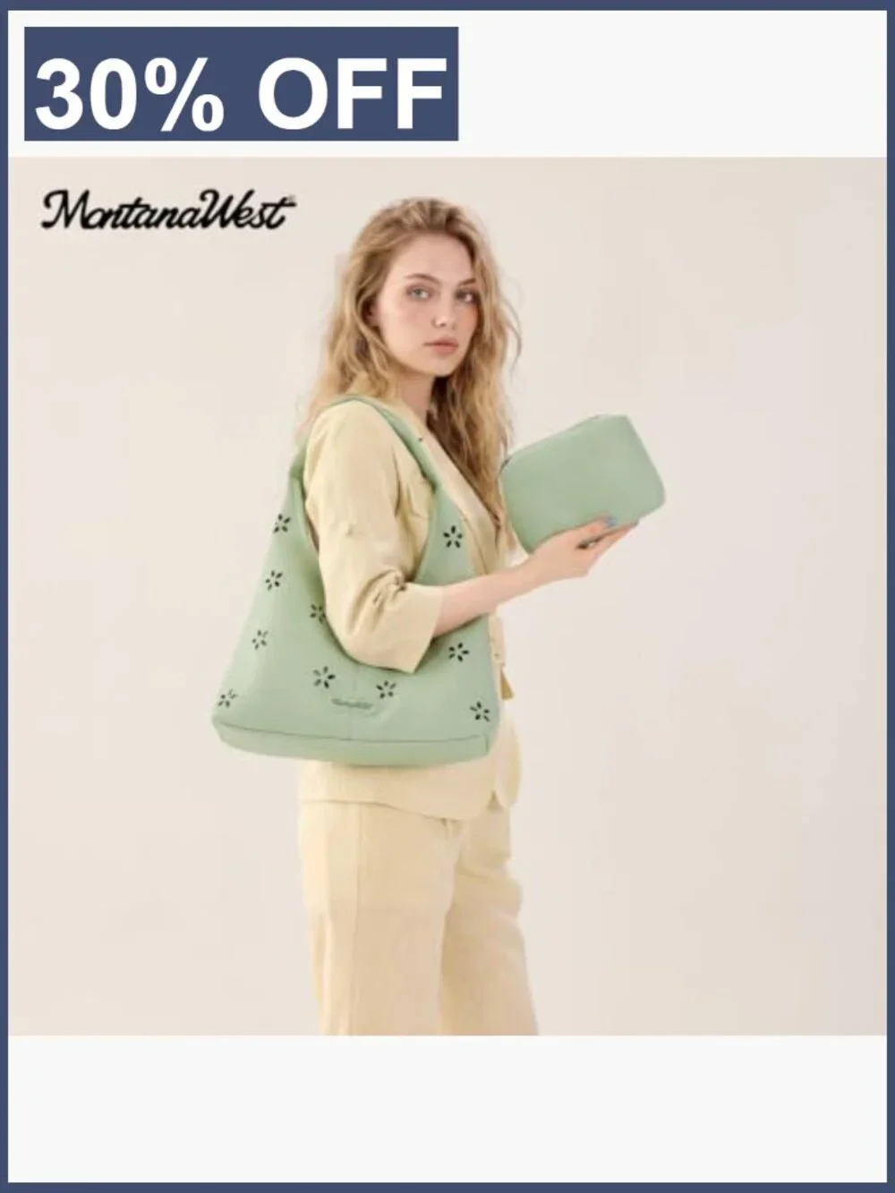 Slouchy Hobo Shoulder Bag Tote with Pouch Soft PU Leather Lightweight